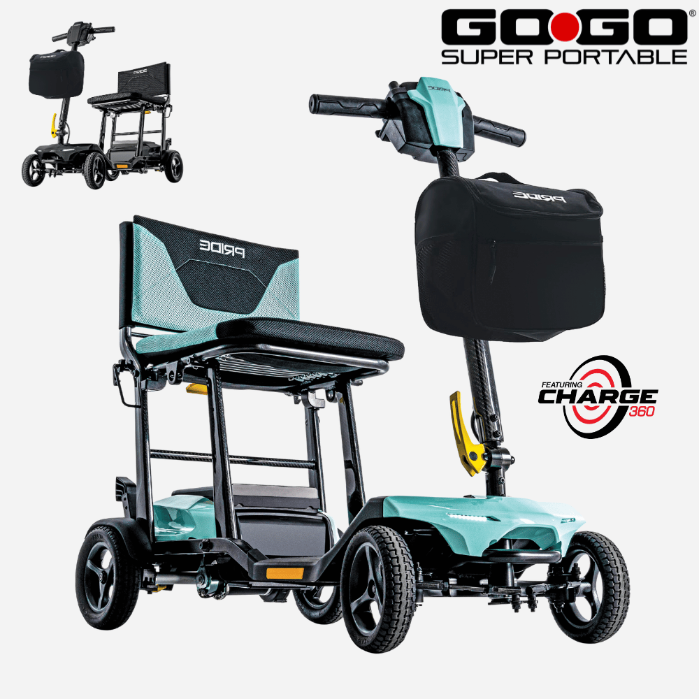 Pride Mobility GoGo Super Portable Folding Power Scooter