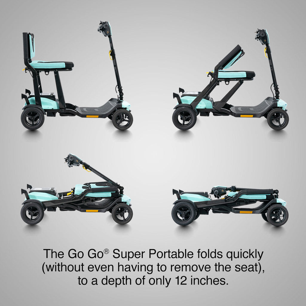 Pride Mobility GoGo Super Portable Folding Power Scooter