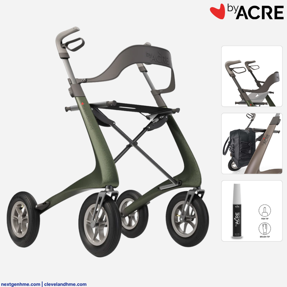 ByAcre Carbon Overland Bundle: Backrest, Daypack, Touch Up Pen - NextGen HME